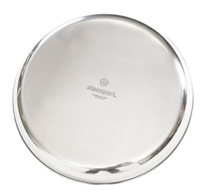 STAINLESS STEEL PLATE - 9 IN